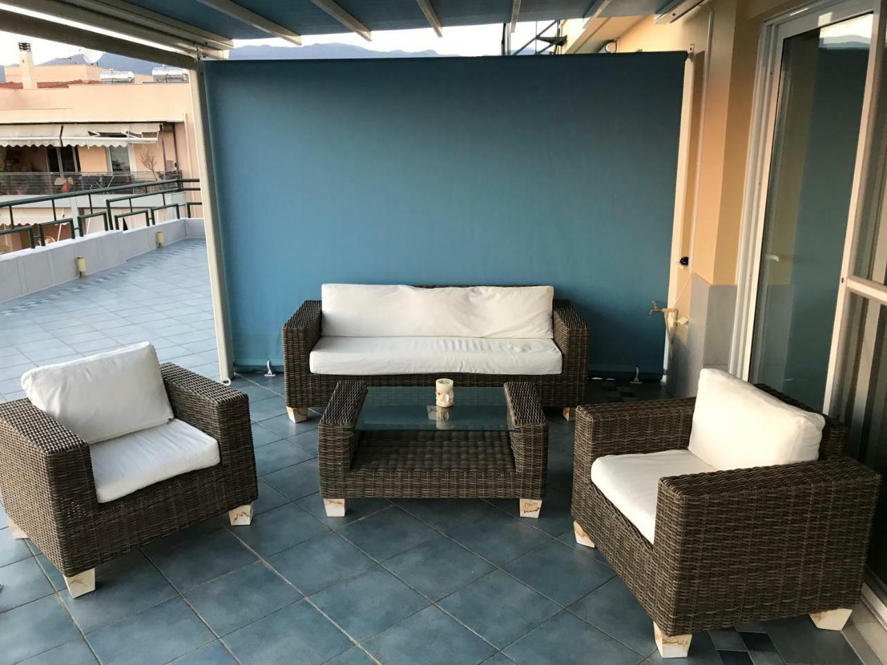 Tg Kalamata Beach Studio With Sea View Terrace Apartment Luaran gambar